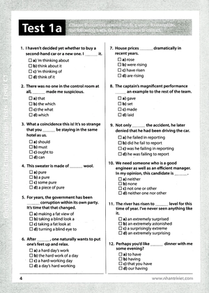 graded multiple - choice english test level c1 (không cd) - Ảnh 4