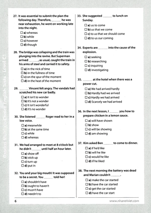 graded multiple - choice english test level c1 (không cd) - Ảnh 6