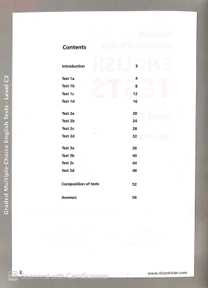 graded multiple - choice english test level c2 (không cd) - Ảnh 3