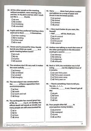 graded multiple - choice english test level c2 (không cd) - Ảnh 8