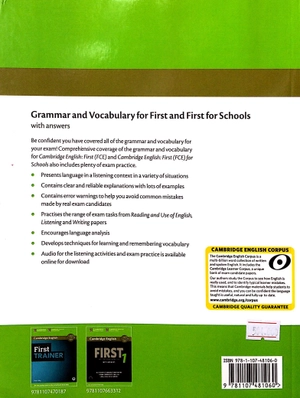 grammar and vocabulary for first and first for schools book with answers and audio - Ảnh 10