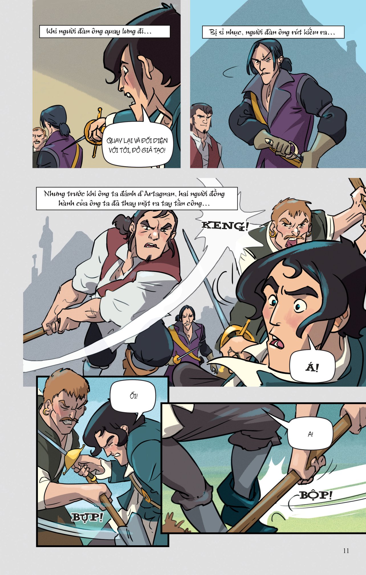 graphic classics - the three musketeers - ba chàng lính ngự lâm - Ảnh 10