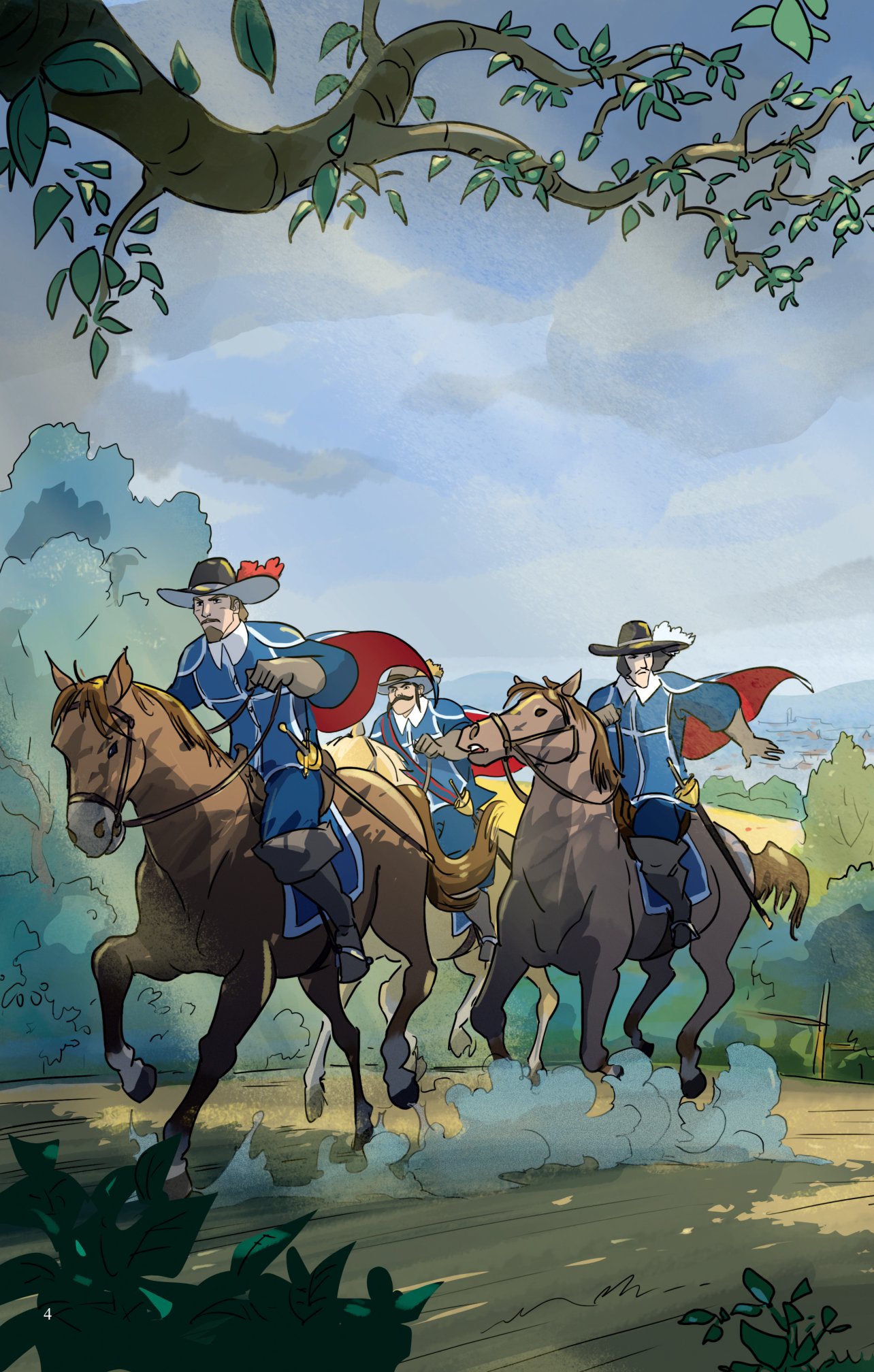 graphic classics - the three musketeers - ba chàng lính ngự lâm - Ảnh 3