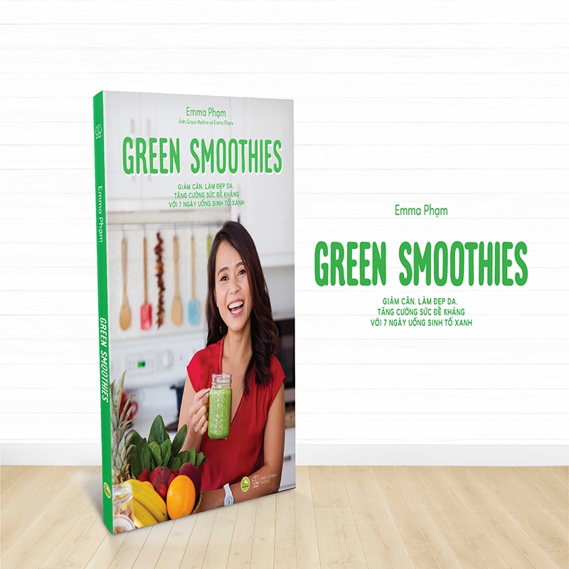green smoothies - giảm cân, làm đẹp da, tăng cường sức đề kháng với 7 ngày uống sinh tố xanh - Ảnh 2
