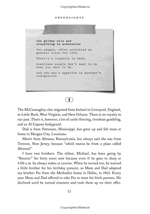 greenlights: raucous stories and outlaw wisdom from the academy award-winning actor - Ảnh 16