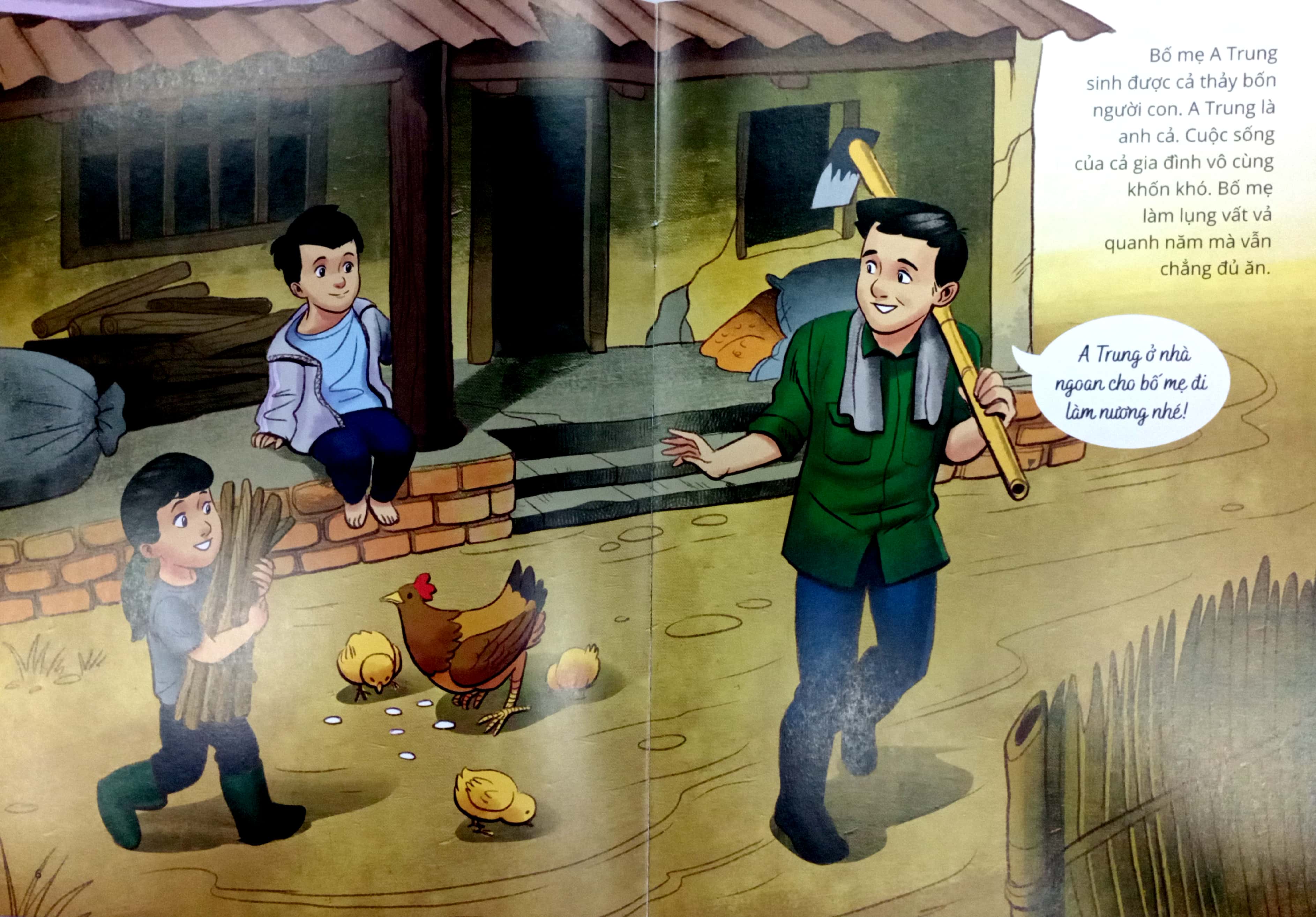 gương thiếu nhi làm theo lời bác - cha mẹ nâng bước con đi (tái bản 2022) - Ảnh 5