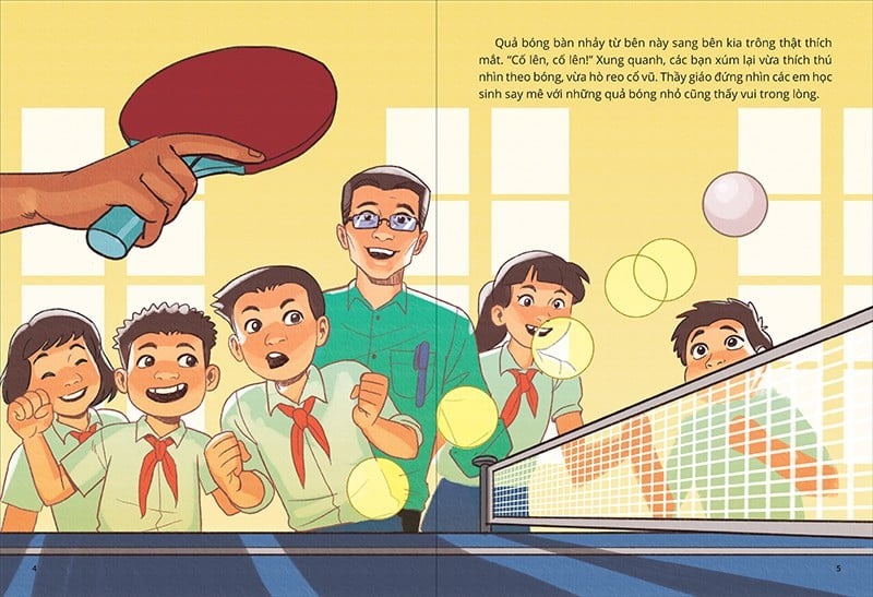 gương thiếu nhi làm theo lời bác - tình yêu với bóng bàn - Ảnh 5