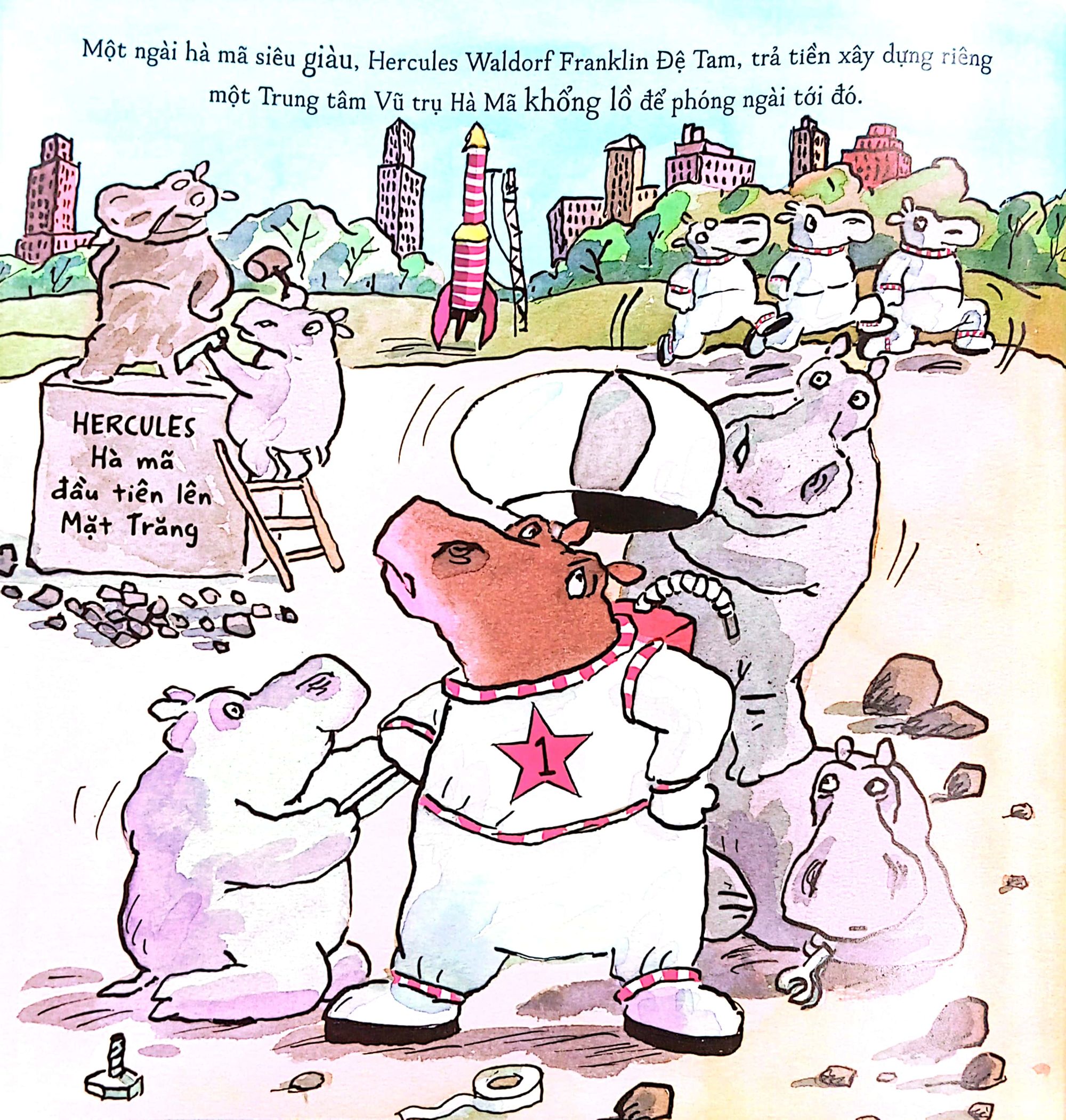 hà mã lên mặt trăng - Ảnh 4