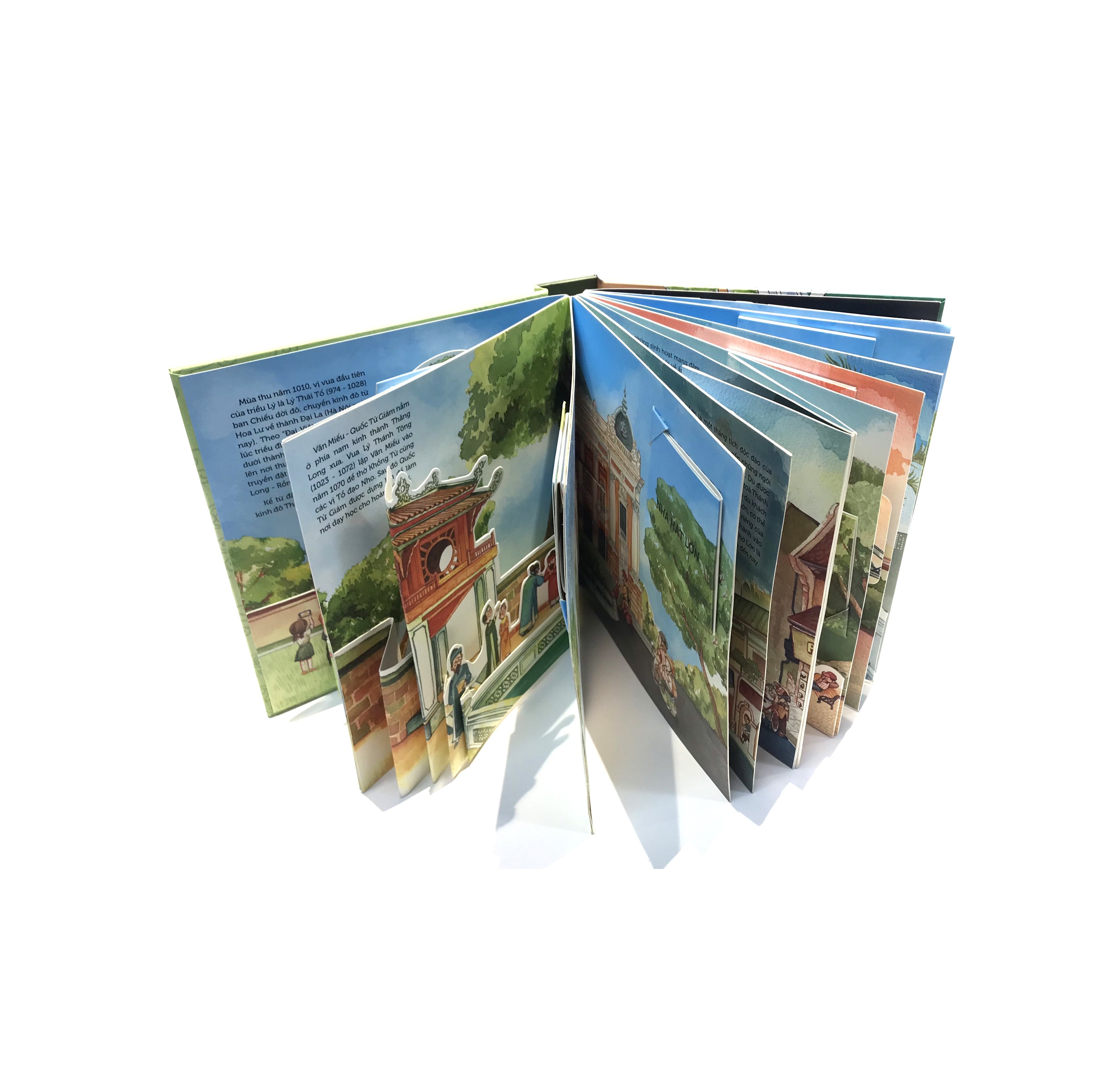 hà nội ngàn năm kí ức - sách pop-up (tái bản 2024) - Ảnh 3