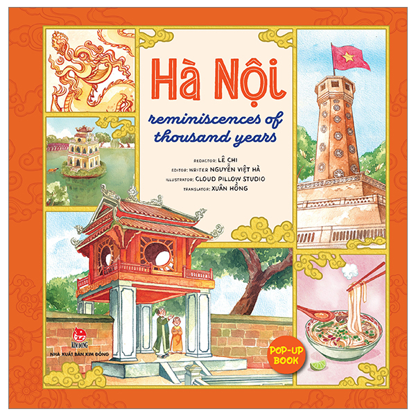 hà nội - reminiscences of thousand years - sách pop-up (tái bản 2024) - Ảnh 2