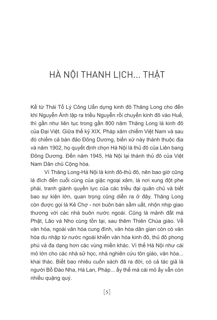 hà nội thanh lịch (tái bản 2020) - Ảnh 3