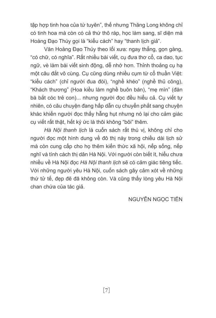 hà nội thanh lịch (tái bản 2020) - Ảnh 5