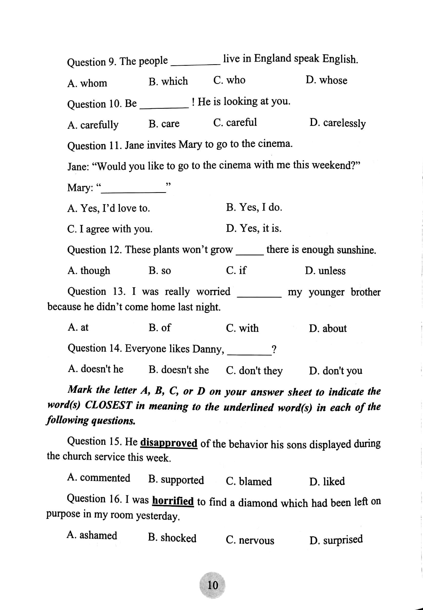hack não 25 đề luyện thi vào lớp 10 môn tiếng anh - Ảnh 5