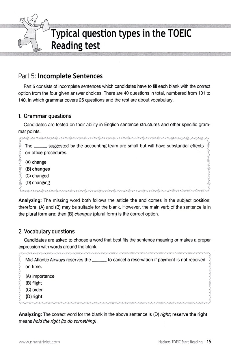hacker toeic start reading (không cd) - Ảnh 3