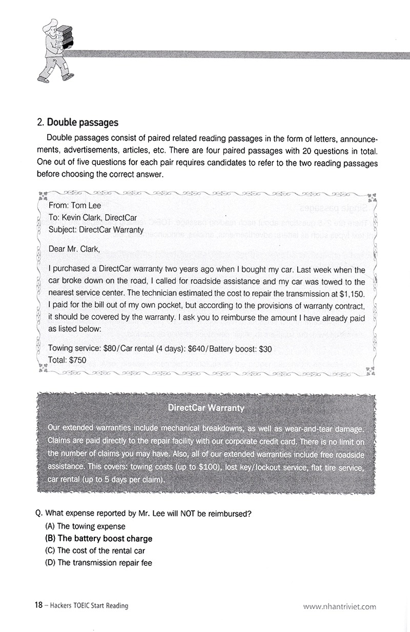 hacker toeic start reading (không cd) - Ảnh 6