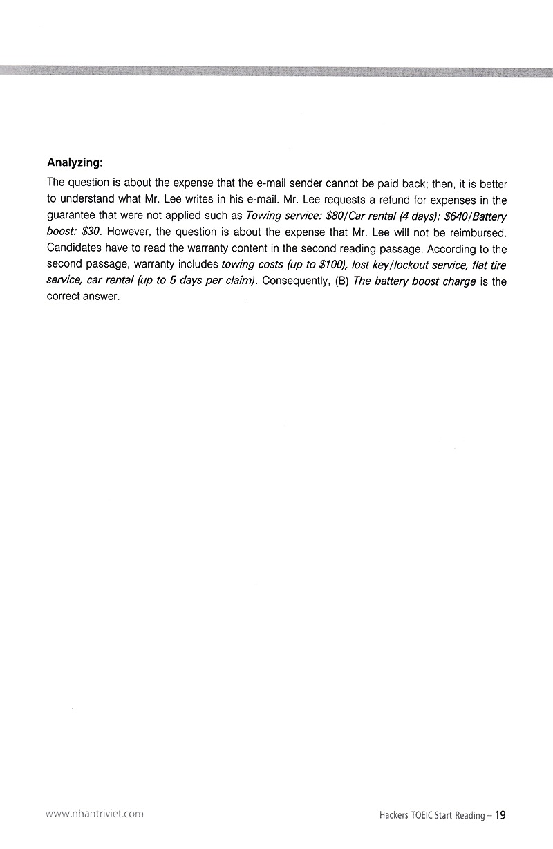 hacker toeic start reading (không cd) - Ảnh 7