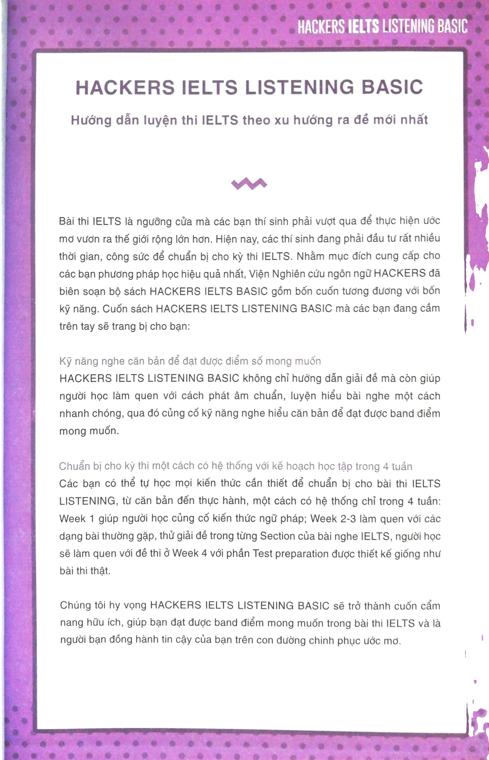 hackers ielts basic - listening - Ảnh 5