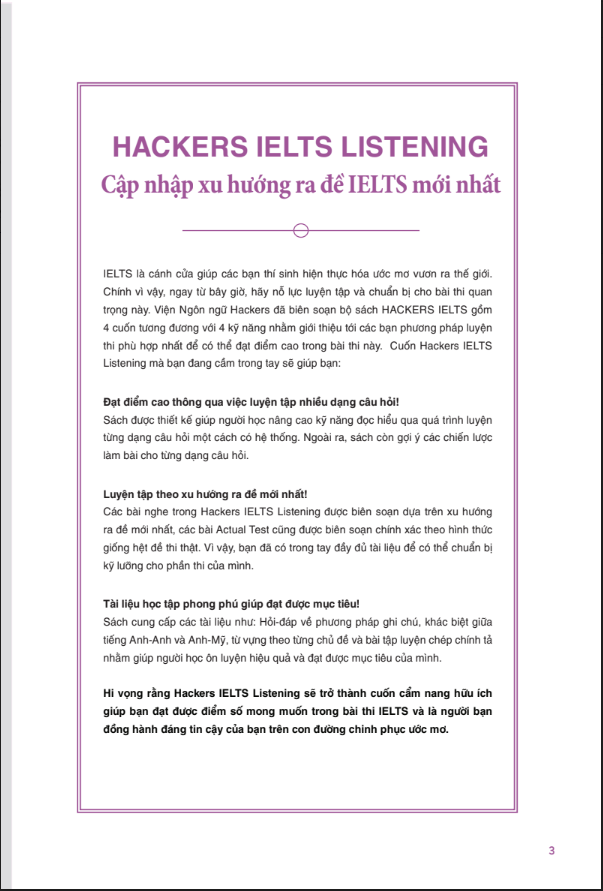 hackers ielts listening (tái bản) - Ảnh 2