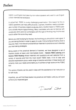 hackers toeic listening (kèm cd) - Ảnh 2