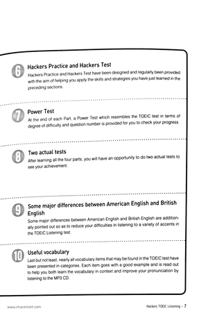 hackers toeic listening (kèm cd) - Ảnh 4