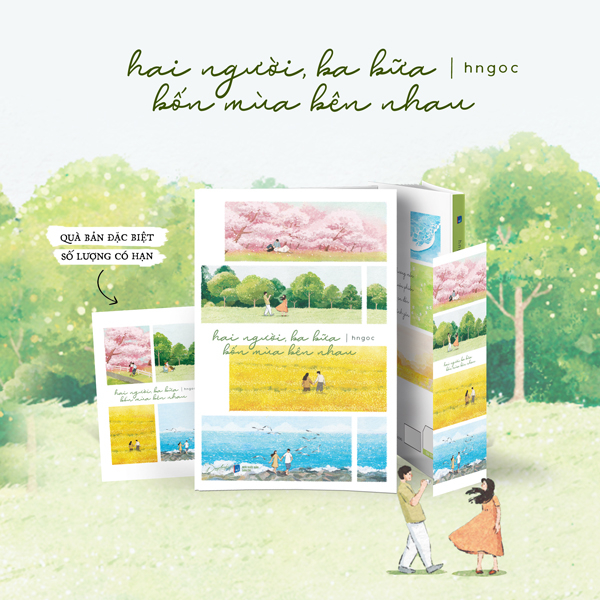 Hai Người, Ba Bữa, Bốn Mùa Bên Nhau - Bản Đặc Biệt - Tặng Kèm Bookmark + Postcard