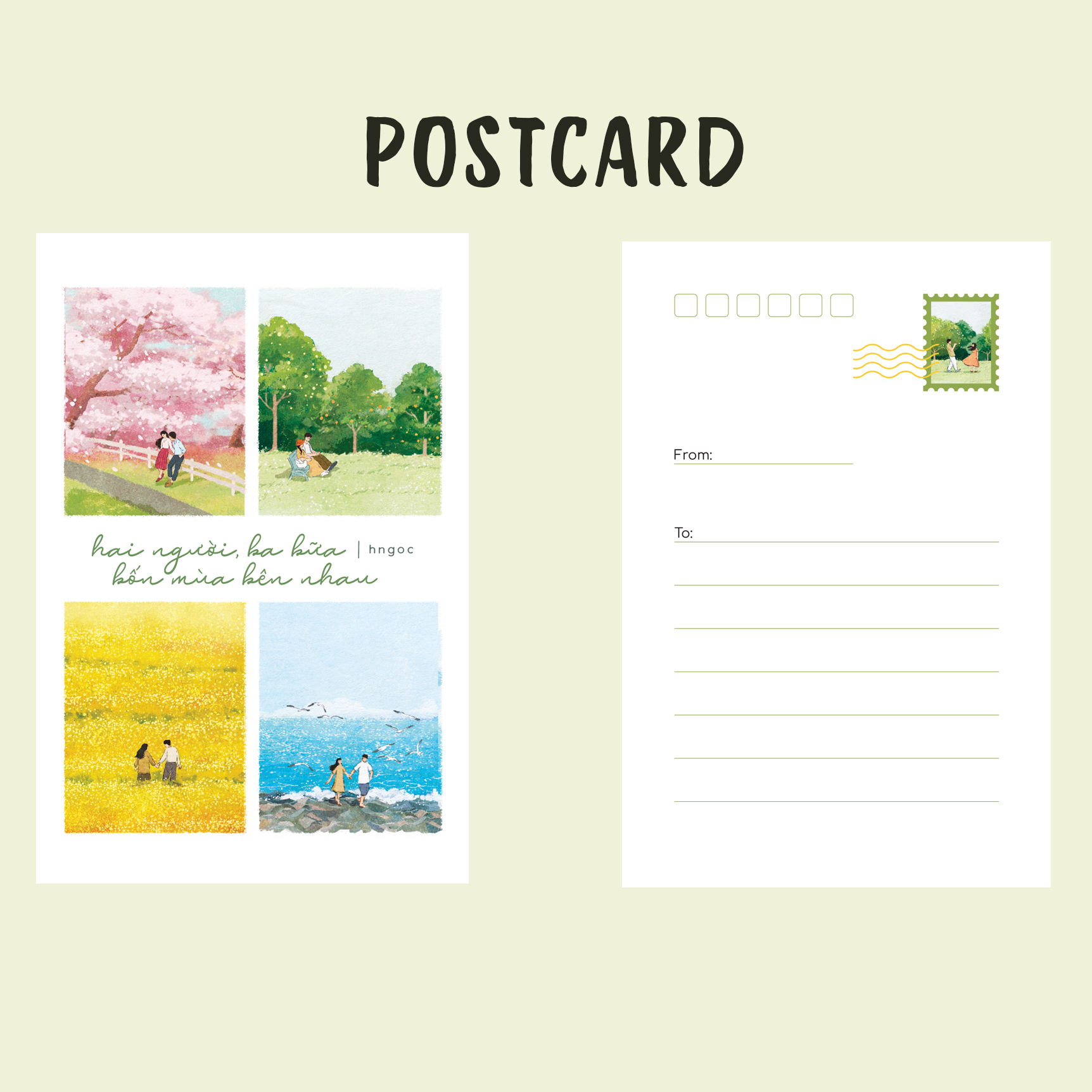 Hai Người, Ba Bữa, Bốn Mùa Bên Nhau - Bản Đặc Biệt - Tặng Kèm Bookmark + Postcard - Ảnh 5