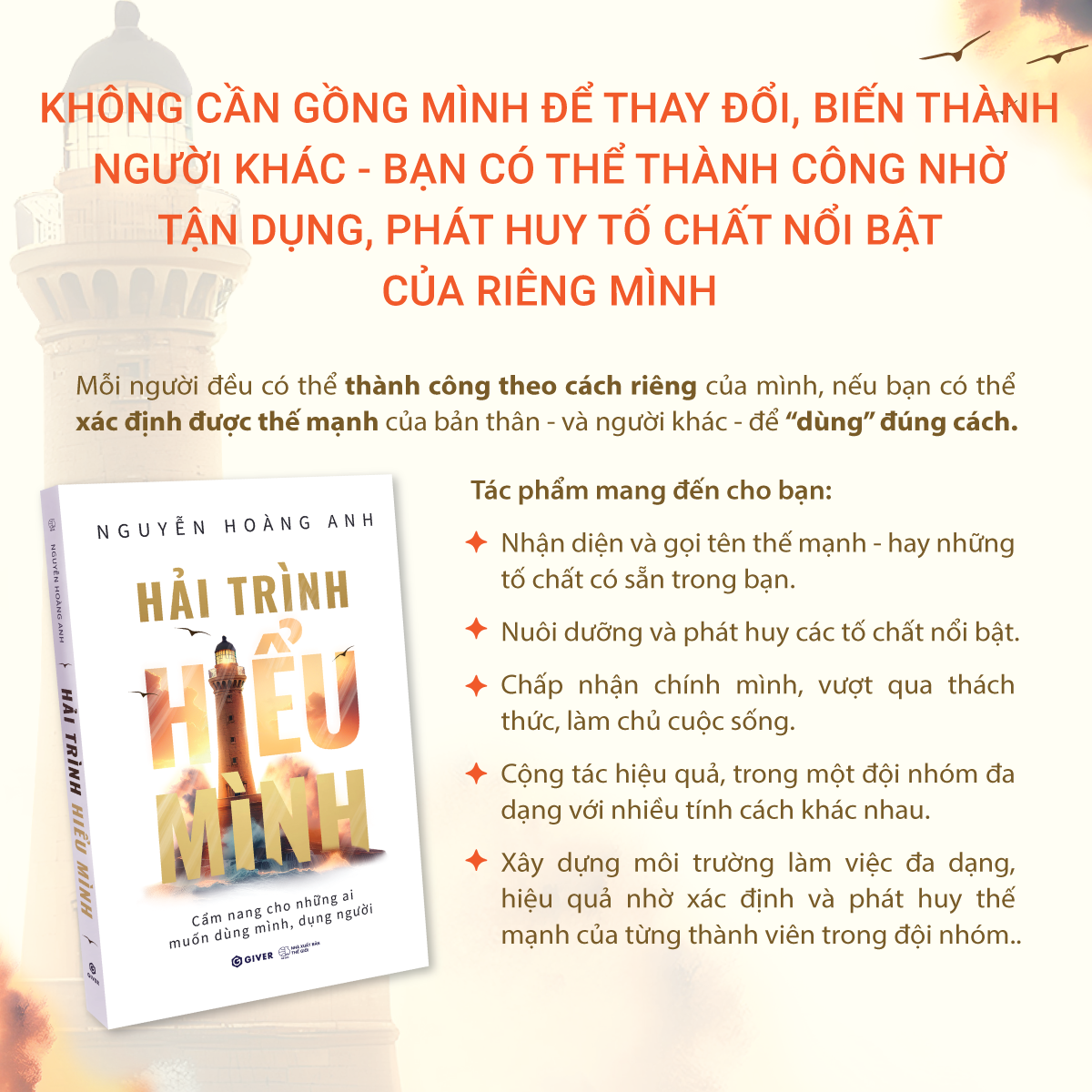hải trình hiểu mình - cẩm nang cho những ai muốn dùng mình dụng người - Ảnh 3