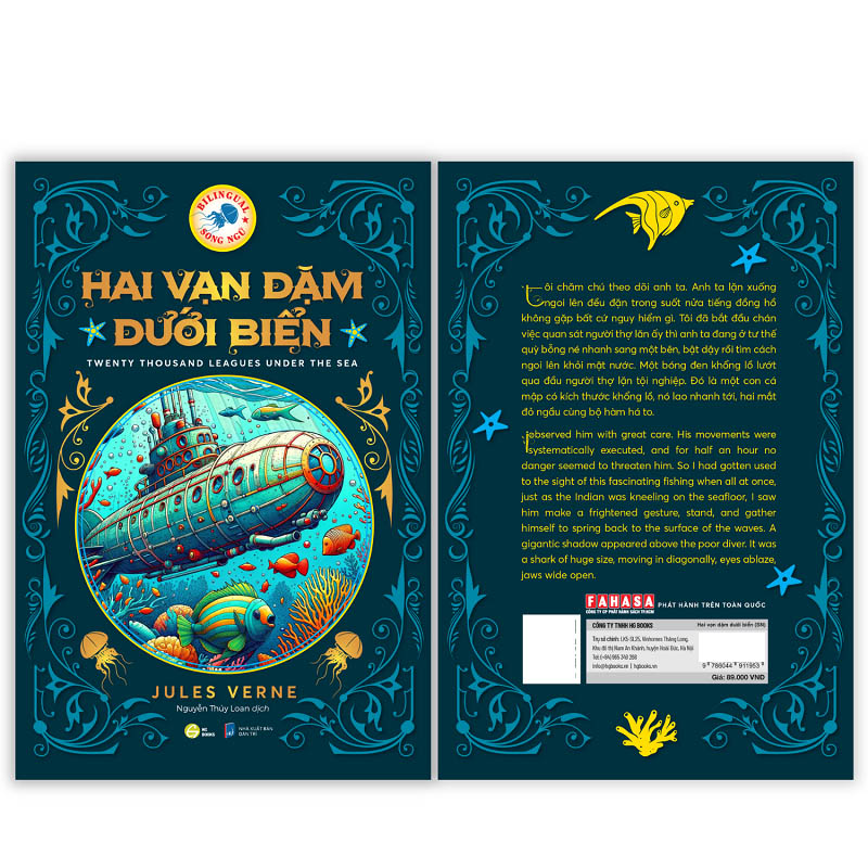 hai vạn dặm dưới biển - twenty thousand leagues under the sea (song ngữ) - Ảnh 6