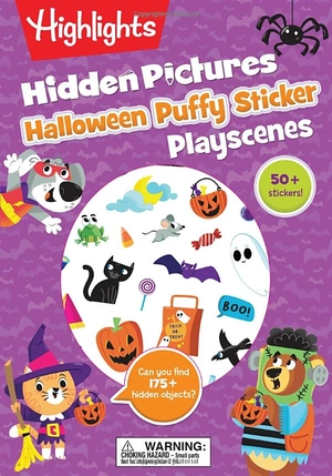 halloween hidden pictures puffy sticker playscenes - Ảnh 2