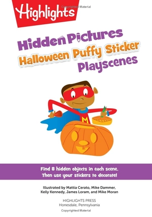 halloween hidden pictures puffy sticker playscenes - Ảnh 3