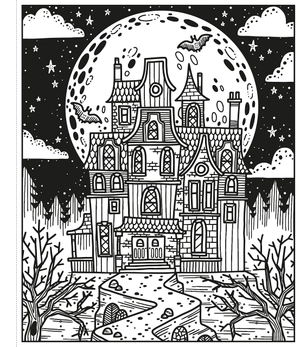 halloween magic painting book - Ảnh 5