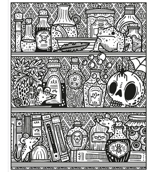 halloween magic painting book - Ảnh 6