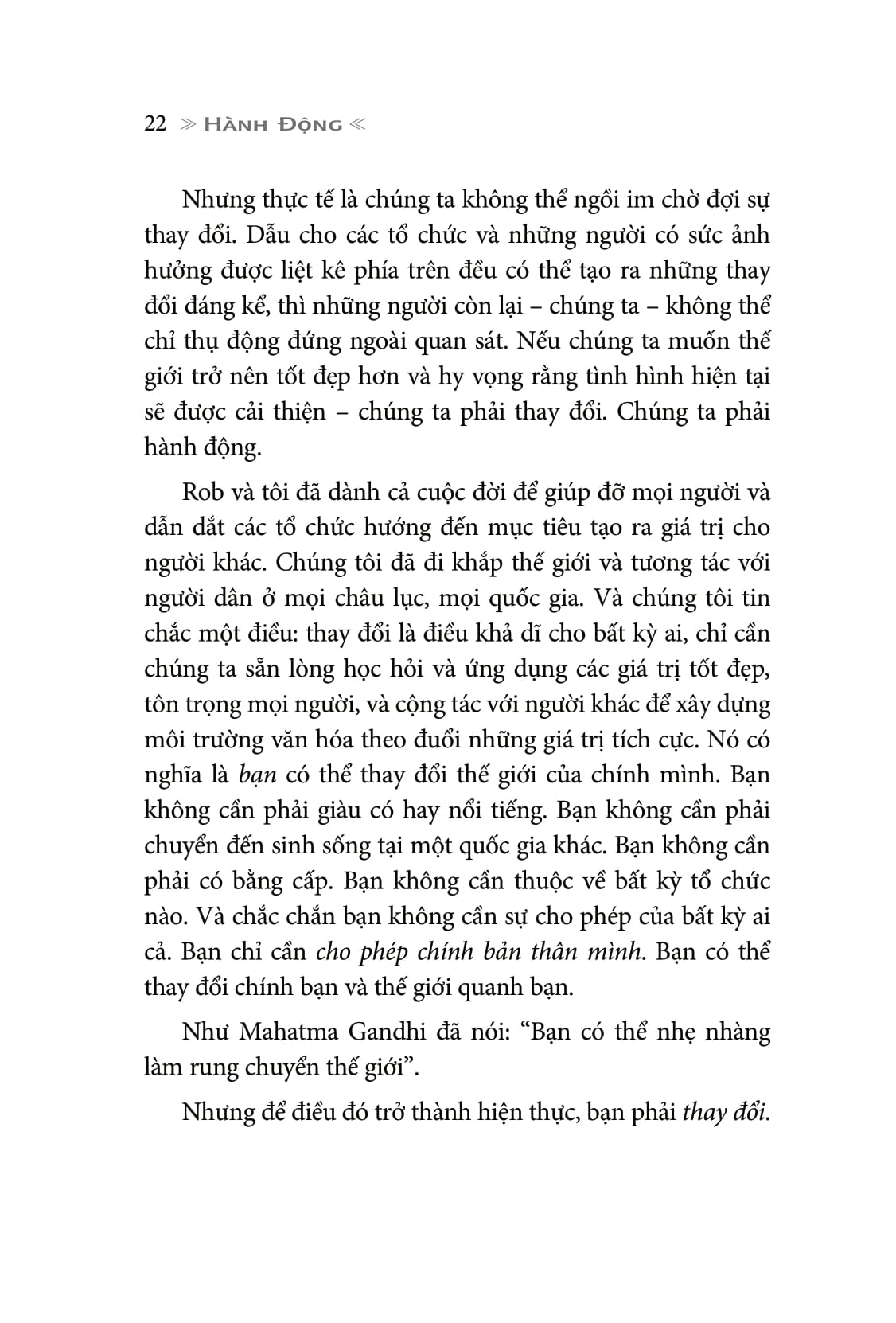 hành động - hành trình tạo nên những thay đổi tích cực - Ảnh 13