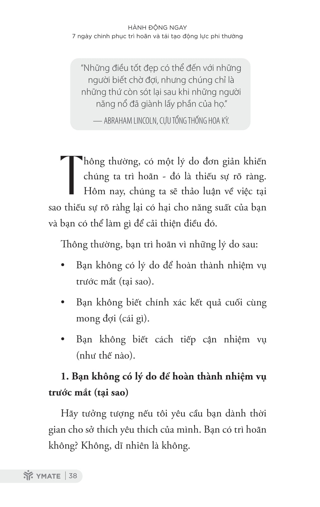 hành động ngay - 7 ngày chinh phục trì hoãn và tái tạo động lực phi thường - Ảnh 10