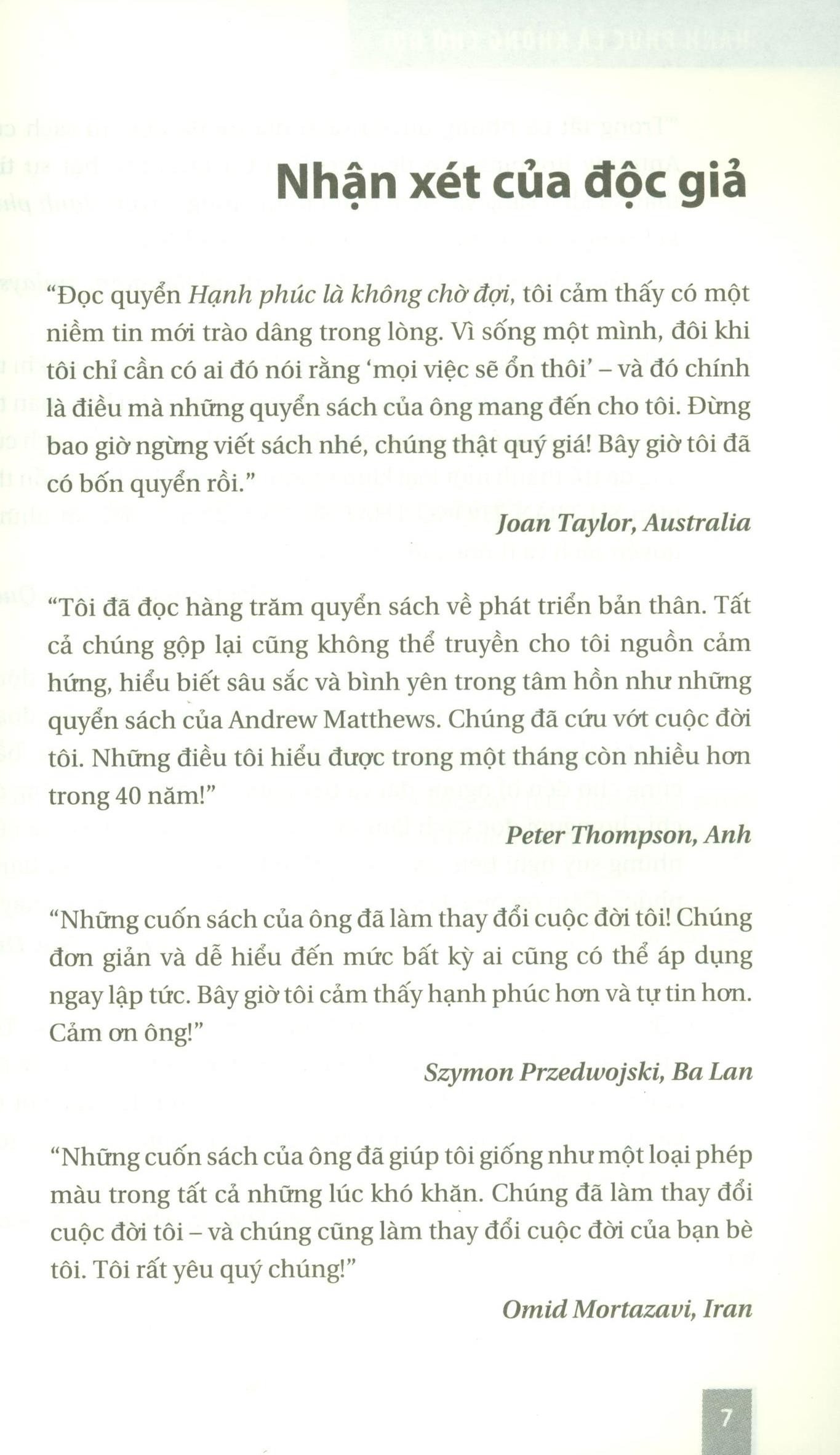 hạnh phúc là không chờ đợi (tái bản) - Ảnh 3