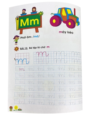 hành trang bé vào lớp 1 - bé tập tô & làm quen với chữ cái (từ 4-6 tuổi) - tập 2 - Ảnh 5