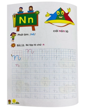 hành trang bé vào lớp 1 - bé tập tô & làm quen với chữ cái (từ 4-6 tuổi) - tập 2 - Ảnh 6