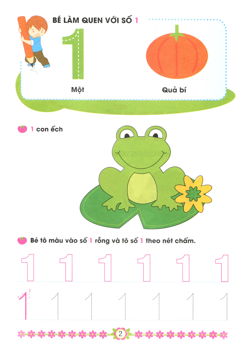 hành trang cho bé vào lớp 1 - bé làm quen với chữ số - Ảnh 3