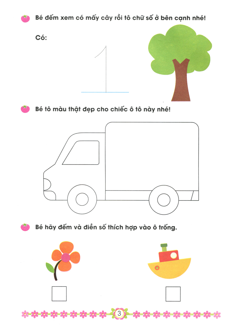 hành trang cho bé vào lớp 1 - bé làm quen với chữ số - Ảnh 4