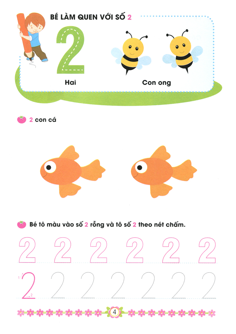 hành trang cho bé vào lớp 1 - bé làm quen với chữ số - Ảnh 5