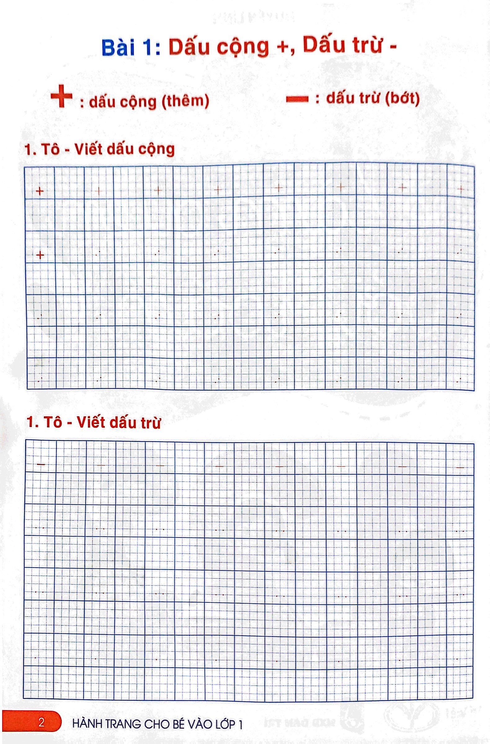 hành trang cho bé vào lớp 1 - bé làm quen với toán (tái bản 2023) - Ảnh 3