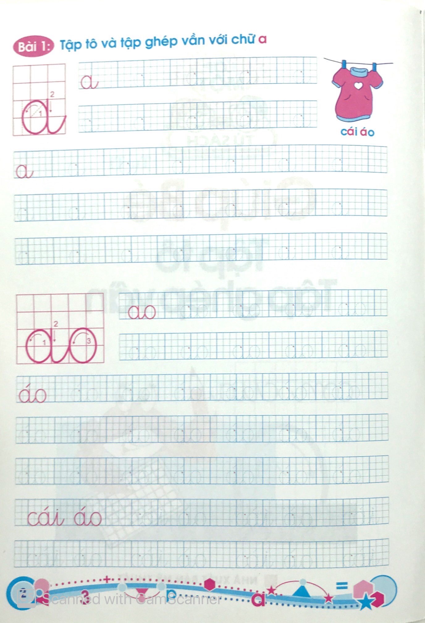 hành trang cho bé vào lớp 1 - giúp bé tập tô, tập ghép vần - Ảnh 3