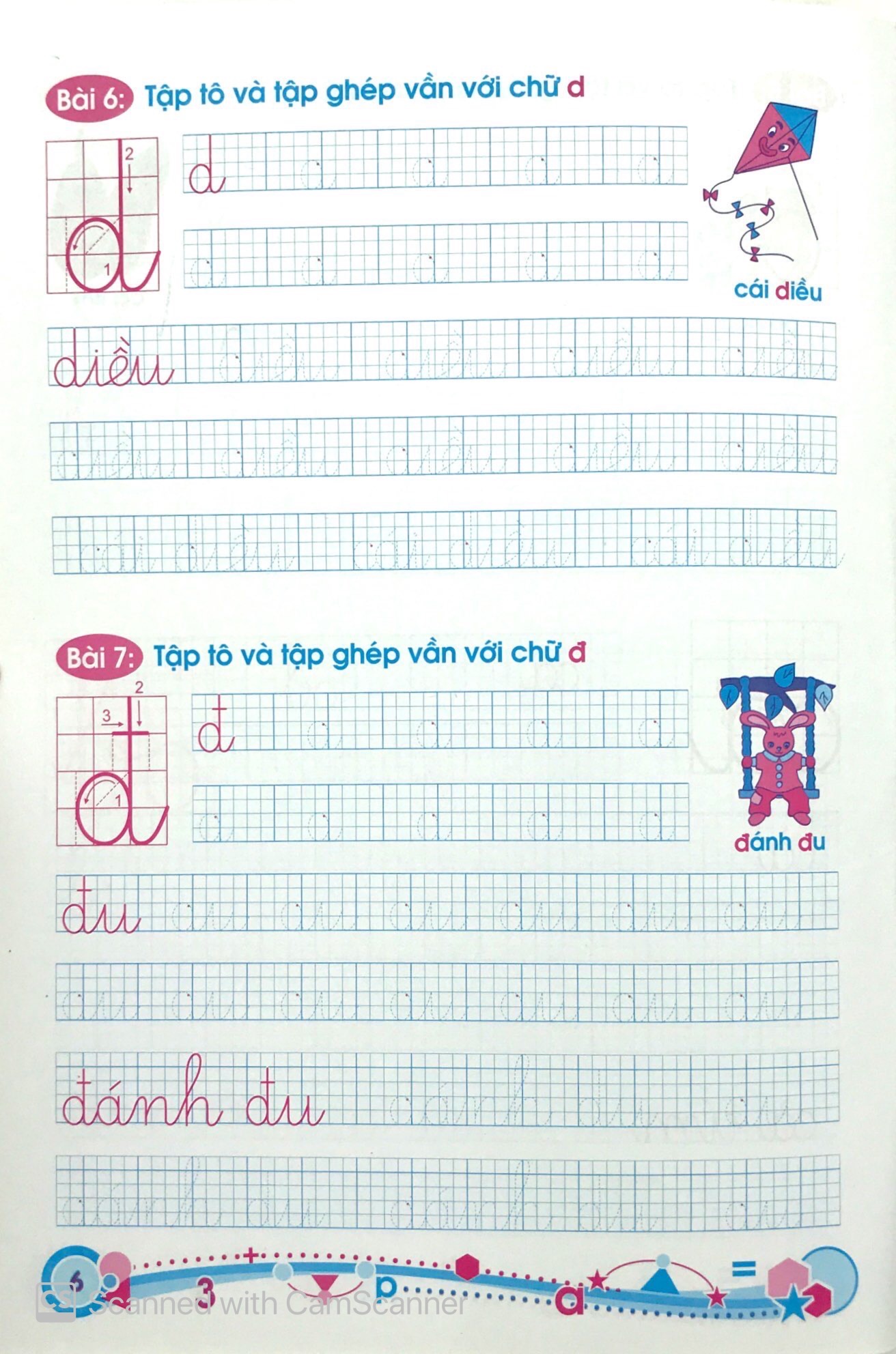 hành trang cho bé vào lớp 1 - giúp bé tập tô, tập ghép vần - Ảnh 7