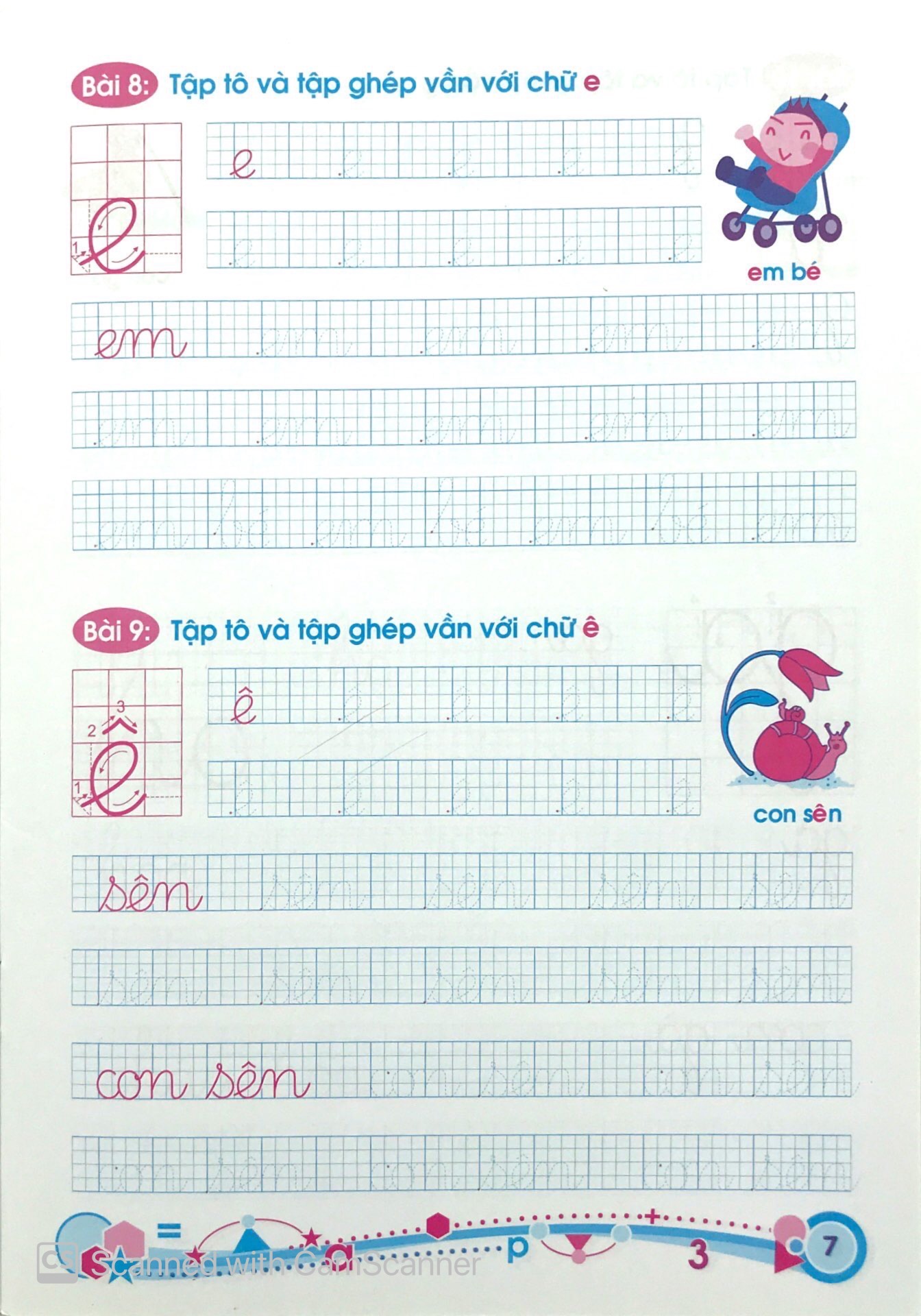 hành trang cho bé vào lớp 1 - giúp bé tập tô, tập ghép vần - Ảnh 8