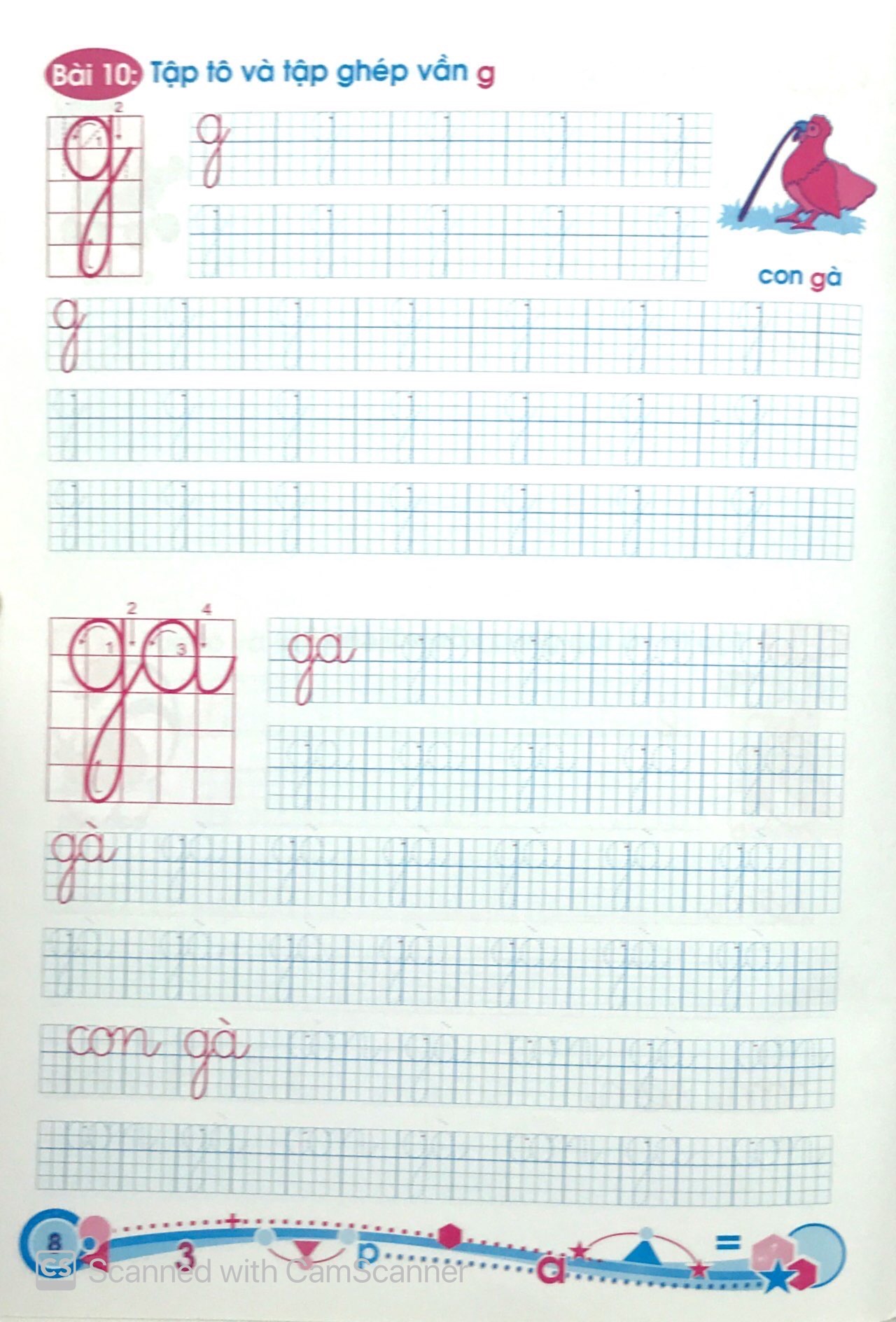 hành trang cho bé vào lớp 1 - giúp bé tập tô, tập ghép vần - Ảnh 9