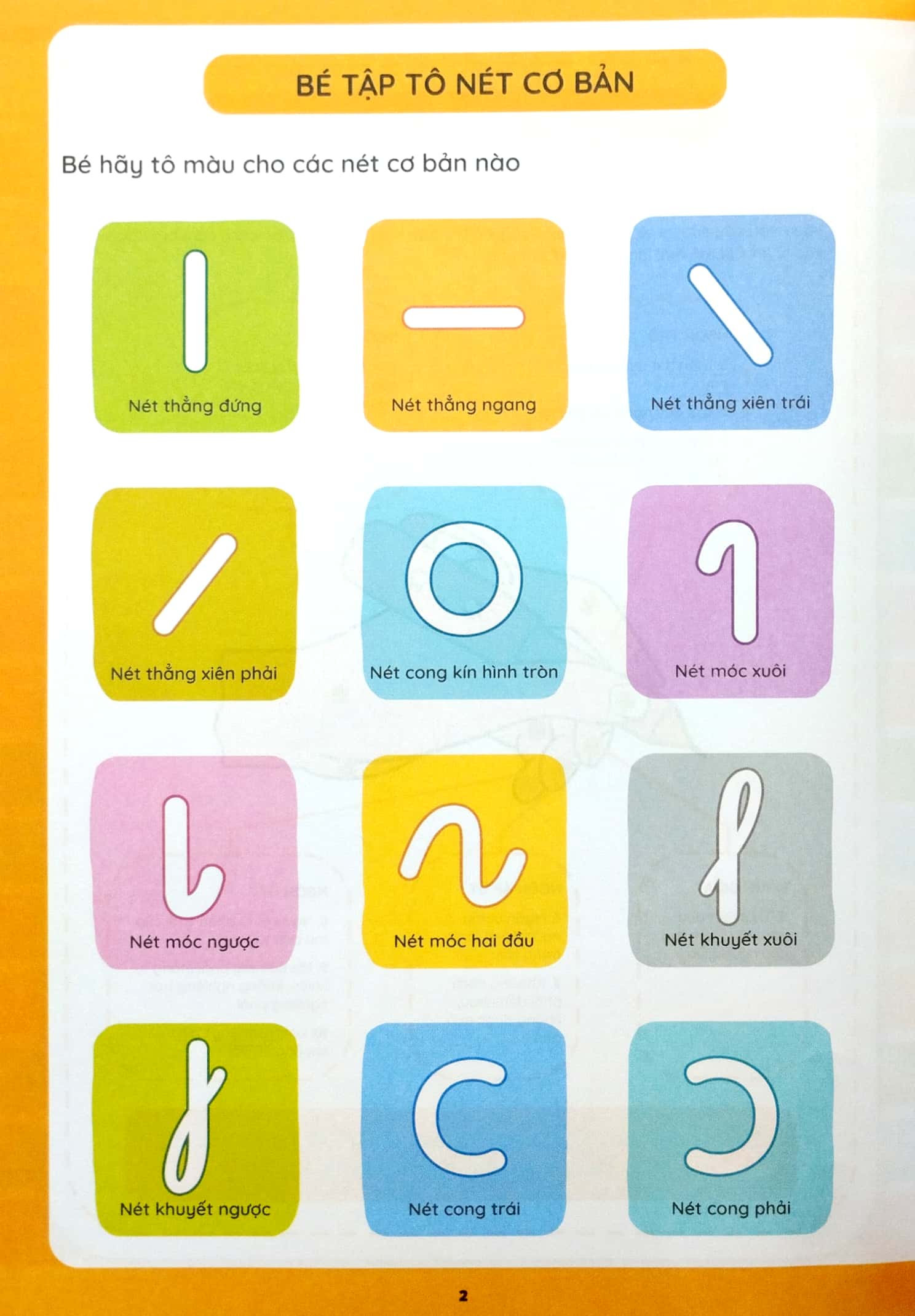 hành trang cho bé vào lớp 1 - tập tô khéo - luyện viết đẹp: tập tô nét cơ bản - Ảnh 4