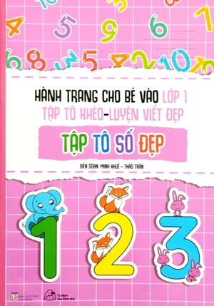hành trang cho bé vào lớp 1 - tập tô khéo - luyện viết đẹp: tập tô số đẹp - Ảnh 2