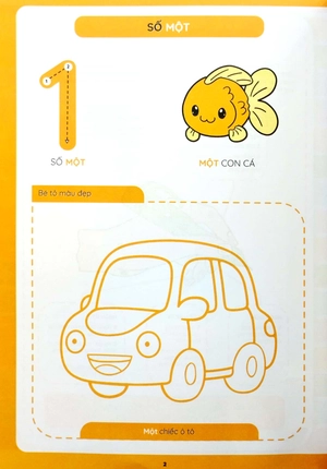 hành trang cho bé vào lớp 1 - tập tô khéo - luyện viết đẹp: tập tô số đẹp - Ảnh 4