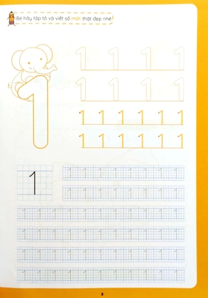 hành trang cho bé vào lớp 1 - tập tô khéo - luyện viết đẹp: tập tô số đẹp - Ảnh 5