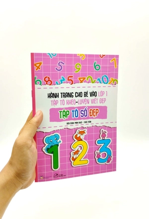 hành trang cho bé vào lớp 1 - tập tô khéo - luyện viết đẹp: tập tô số đẹp - Ảnh 7